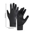 thumbnail image 6 of sunsanly 1 Pair Winter Cycling Gloves Windproof Waterproof Touchscreen Anti-slip Thermal Cold Weather Men Women Full Finger Motorcycle Riding Gloves, 6 of 7