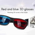 thumbnail image 3 of 3D Anaglyph Glasses for TV, Movies, Games, and DVDs - 5-Pack Red & Blue Dimensional Vision Goggles, 3 of 5