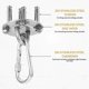 thumbnail image 3 of Ceiling Hook, Ceiling Mount Suspension Trainer Suspension Kit for Hanging Chair, Hammock, Sling Trainer, Punching Bag, Yoga, 3 of 5