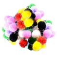thumbnail image 2 of 100 pompones multicolores suaves y esponjosos pompones para manualidades suministros de decoraciones, 2 of 9