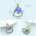 thumbnail image 2 of Unicorn Cremation Jewelry for Ashes for Women Keepsake Memorial Jewelry Urn Necklace Pendant for Ash Holder, 2 of 6