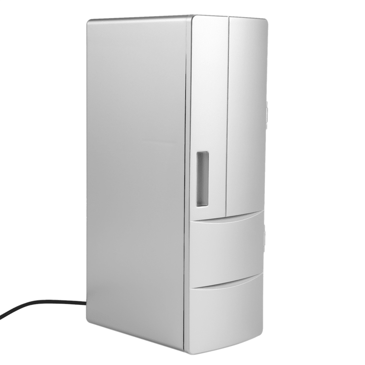 2X Refrigerator Mini USB Fridge Freezer Cans Drink Beer Cooler Warmer Travel Refrigerator Icebox Car Office Use Portable