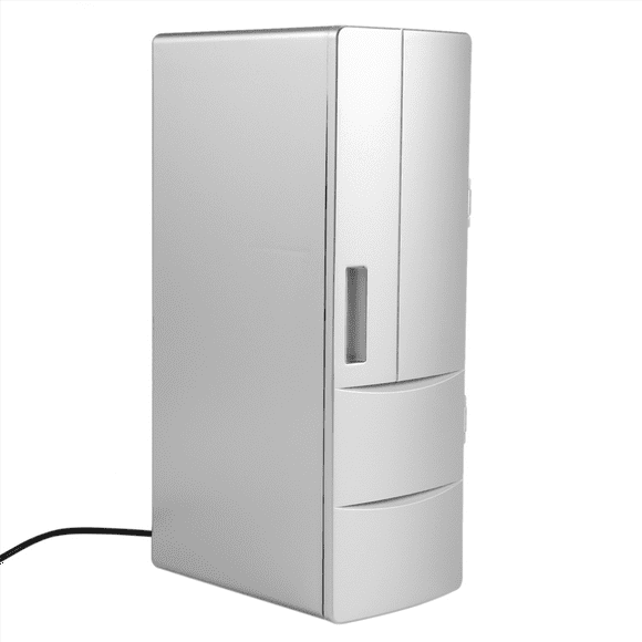 2X Refrigerator Mini USB Fridge Freezer Cans Drink Beer Cooler Warmer Travel Refrigerator Icebox Car Office Use Portable