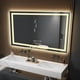 thumbnail image 1 of Bathroom Smart LED Mirror Wall Mount LED Adjustable BackLit Decorative Mirror Defogging For MakeUp Bluetooth-compatible Speaker My Lux Decor Round, 1 of 6