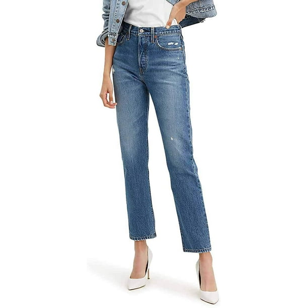 Levis Womens Premium 501 Original Fit Jeans 29 Regular Athens Dark  Waterless 