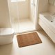 thumbnail image 1 of Alfombra antideslizante absorbente de poliéster para baño, entrada impermeable, lavable, alfombra de dormitorio de 60x40 cm, 1 of 6