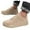 Khaki, variant on Men's Casual Shoes Casual Skate Shoes Comfortable Walking Sneakers On Loafers Lightweight Breathable Fashion Footwear For Daily Wear