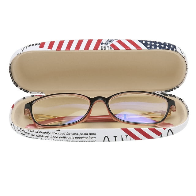 Gafas de lectura con bloqueo de luz azul para hombre y mujer, sencillas y elegantes, con estuche (+100)