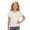 White2, variant on Girls Tshirts Summer Tops Short Sleeves Solid Color Tees Casual Crew Neck Basic Tees for Kids Beige 5-6 Years