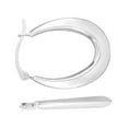 thumbnail image 3 of JewelStop 10K Yellow Gold Polished Finish Graduated Oval Light Weight Hoop Earrings Hinged Clasp, 3 of 5