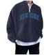 thumbnail image 2 of Gibobby Sudaderas hombre Sudadera De Felpa Cuello Redondo Manga Larga para Hombre Sudaderas Casuales(Marina,M), 2 of 5