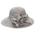 thumbnail image 2 of Kentucky Organza Wide Brim Sun Hat for Women Summer Derby Hats for Tea Party Bowler Cap, 2 of 4