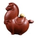 thumbnail image 5 of Mascota de Té de Arcilla, Decoración para La Del Té, Encantadora Artesanía Decorativa, Pequeña Figura de Caballo para El Hogar, La Oficina, rojo, 5 of 9