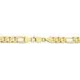 thumbnail image 4 of 10K Yellow Gold Figaro chain 22 in 6.75 mm 6.75mm Light Concave, 4 of 5
