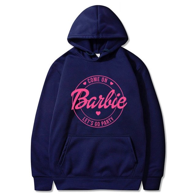Barbie Let S Go Printed Pattern Ebay Plus Fleece Sweatshirt Hoodie
