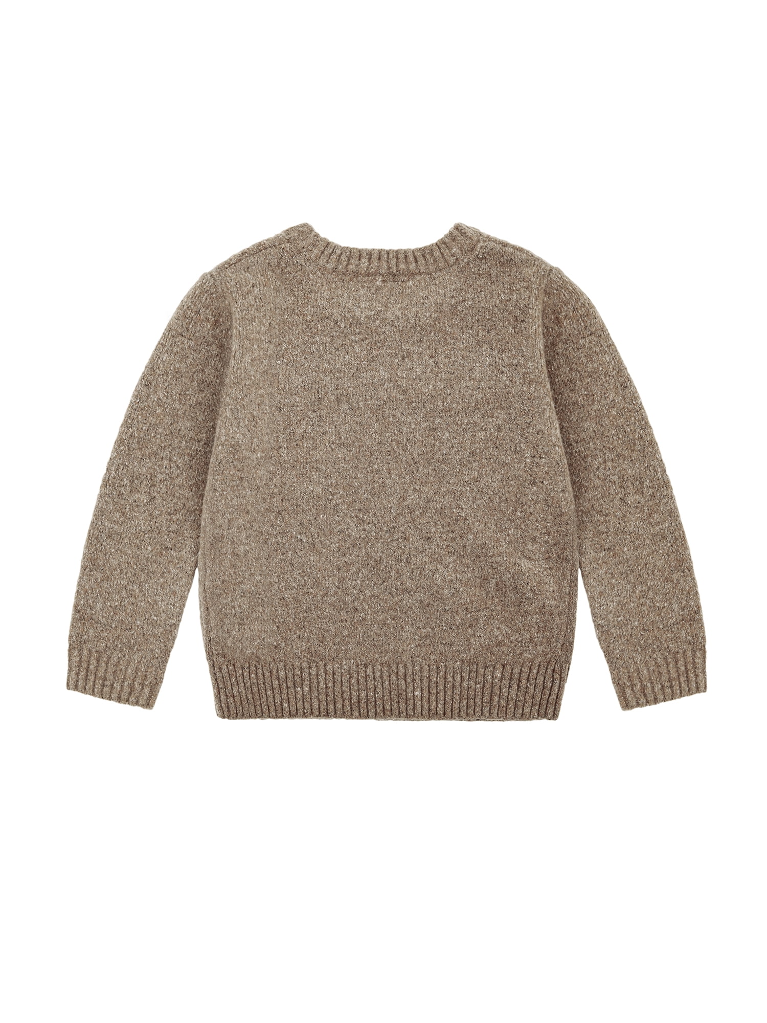 Wonder Nation Toddler Boys Marled Crewneck Sweater, Sizes 12M-5T