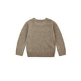 thumbnail image 2 of Wonder Nation Toddler Boys Marled Crewneck Sweater, Sizes 12M-5T, 2 of 6