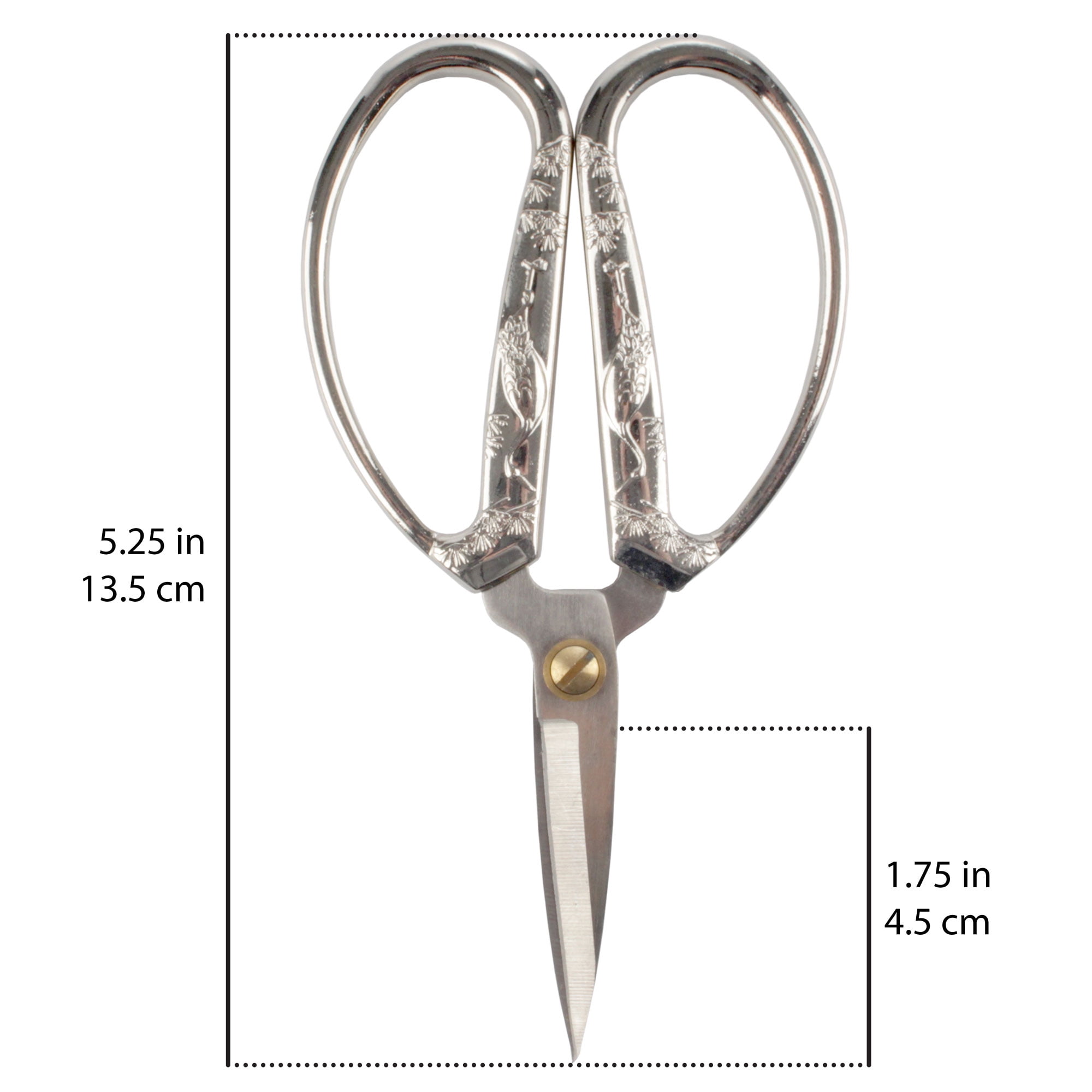 JubileeYarn Crane Motif Small Embroidery Craft Scissors - Assortment - 9 Pairs