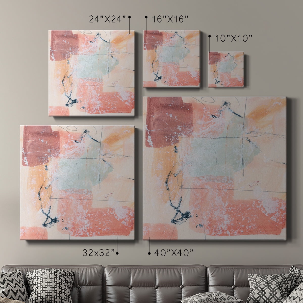 Wexford Home Warm Underneath IV-Premium Gallery Wrapped Canvas, 40" x 40" - Ready to Hang