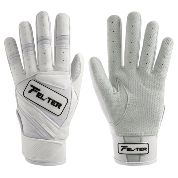 Guantes de Bateo Beisbol Felter Sports Blanco Adulto S