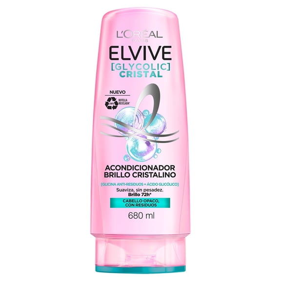 Acondicionador Lóréal Elvive Glyco Crystal 680ml