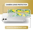 thumbnail image 6 of Case Yard iPhone-12-Mini Case Clear Soft & Flexible TPU Ultra Low Profile Slim Fit Thin Shockproof Transparent Bumper Protective Cover Drop Protective Cell Phone Cases (Lemons), 6 of 8