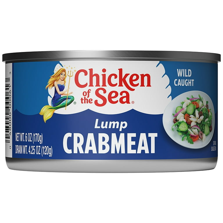 Chicken of the Sea Wild Caught Lump Crab Meat, 6 oz - Walmart.com