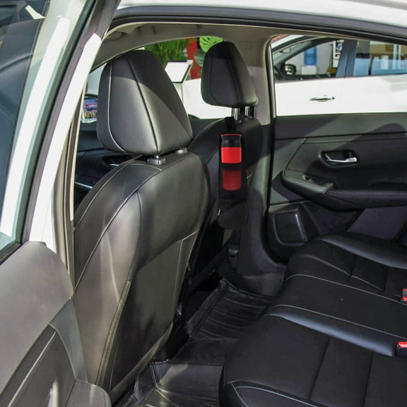 NIAIZEK Black Car Storage Bag for Women, Multi-Pocket Car Organizer, Travel and Vehicle Accessories, and Spacious