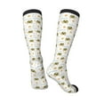thumbnail image 4 of Balery Sea Turtle Basking in the Sun Printed Novelty Socks Men's Women's Crew Socks Sports Socks Knee High Socks Cotton Socks Quirky and Cool Socks, 4 of 9