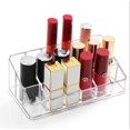 thumbnail image 4 of Soporte para lápiz labial, organizador de brillo de labios de 18 espacios, 3 filas, varios niveles, soporte para maquillaje y exhibición de almacenamiento de cosméticos, 4 of 5