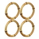 thumbnail image 2 of 4 anillos para servilletas de estilo rústico de bambú con hebillas., 2 of 7