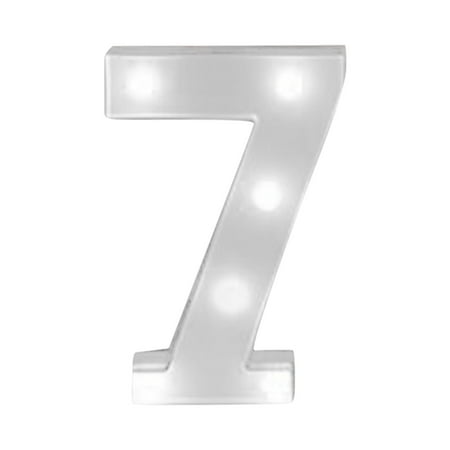 

zttd alphabet led digital lights 0-9 light up white digital standing hanging a