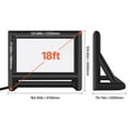 thumbnail image 4 of KFFKFF 18FT Inflatable Movie Screen with Storage Bag, 16:9 Projection Screen for Outdoor Events, Backyard Gatherings, and Home Theater, 4 of 9