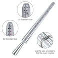 thumbnail image 4 of TOOLTOS 6 Pcs Ring Sizer Measuring Tool Kit, Ring Mandrel Measurer, Premium Steel Measuring Ring Tool, US Ring Size 0-13, Reusable Finger Size 1-17 USA Rings Size ., 4 of 5