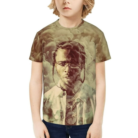 Pop Smoke Kids T-Shirt 3d Printed Graphic T-Shirts Boys And Girls Short Sleeve Shirts For Youth Kids X-Small