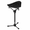 Black three-legged chair, variant on Portable Folding Stool Lightweight Aluminum Alloy Collapsible Camping Stool, Quick Open Travel Seat with Non-Slip Feet, Outdoor Fishing Hiking Picnic Foldable Chair with Carry Bag