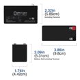 thumbnail image 3 of 12V 1.3Ah Replacement Battery for UPG 85938 + 12V Charger, 3 of 5