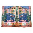 thumbnail image 7 of Yayeee Kitchen Curtains Tier Pair Light Filtering 27"x36" Rod Pocket Short Cafe Window Panel, Green Window, 7 of 7