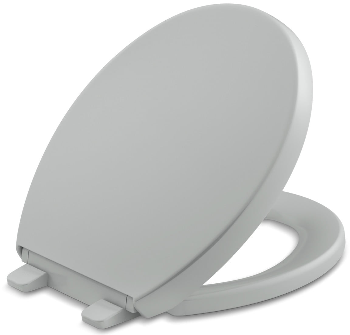 Kohler K-4009 Reveal Round Closed-Front Toilet Seat - Grey - Walmart ...