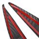 thumbnail image 3 of 1 Pair Side Camera Protection Cover Impact Proof Scratch Resistant Stylish Look Turn Signal Side Camera Cover for Vehicle Glossy Black, 3 of 3