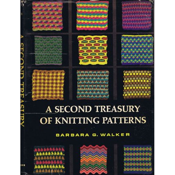 Pre-Owned A Second Treasury of Knitting Patterns (Paperback) 068416938X 9780684169385