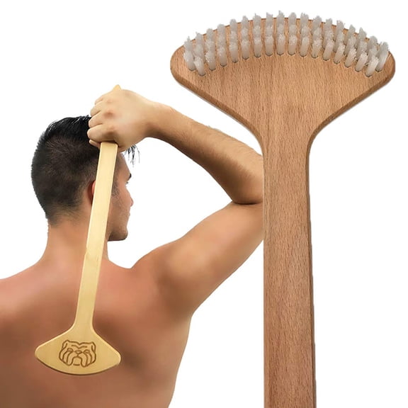 El Rascador de Espalda Bulldog, El Original Estimulador de Piel con Cerdas para Alivio de Picazón y Placer, Mejor Regalo para Hombres y Mujeres, Diseñado para Masaje Profundo Personal
