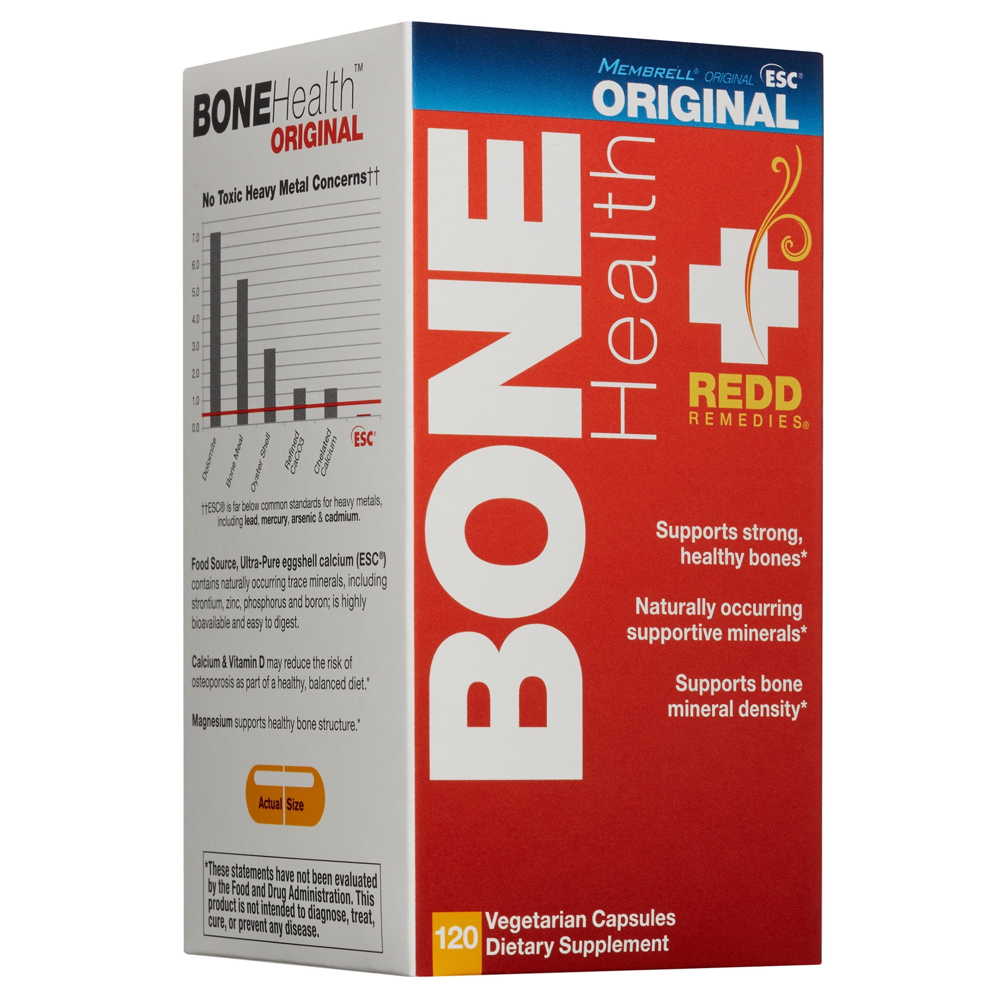 Redd Remedies Bone Health Original Vitamin D3 and Calcium for