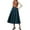 Dark Green, variant on Landzoo One Women's Casual Beer Festival Solid Color Midi Skirt With Belt For Party And Daily Wear Beautiful Stylish Women's Skirt