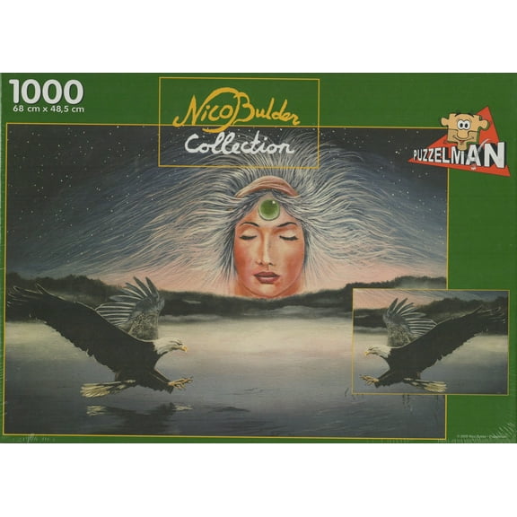 Puzzleman 1000 Piece Puzzle - The Woman and the Eagle By Nico Bulder