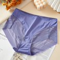 thumbnail image 3 of Ropa interior sexy de encaje para mujer, lencería de cintura alta para damas, tanga de talla grande, lencería hueca sin costuras, bragas con entrepierna de algodón, 3 of 5