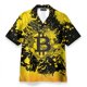 thumbnail image 2 of Camisa hawaiana de gran tamaño con solapa y estampado 3D de Bitcoin para hombre y mujer, camisas cortas de playa para hombre y mujer, 2 of 5