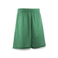 thumbnail image 1 of TOPTIE Men's 7" Reversible Basketball Shorts Long Mesh Sports Shorts Double Sided-Green/White-XXL, 1 of 6