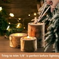 thumbnail image 5 of DADHOT 100set Candle Wick,Thicken Smokeless Cherry Wood Wicks for Candles-Long Lasting Flame-Easily Burn,Natural Candle Cores with Stand and Glue Dot,Candle Wicks for Candle Making, 5 of 7