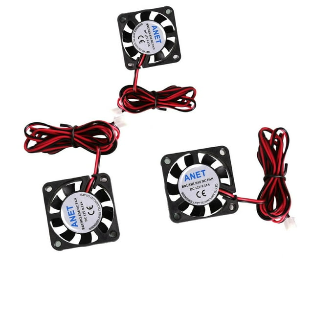 2x Ventilador de Refrigeración Sin Escobillas Silencioso de 12 X 10 Mm 4010 DC para Computadora Portátil Hugo Ventilador de refrigeración sin escobillas de CC